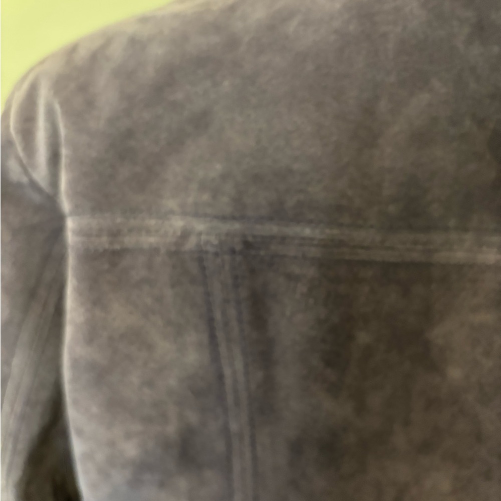 Y2K relativity Womens lavender suede jacket, large - Picture 5 of 7